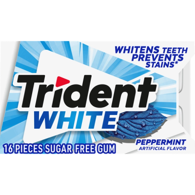 Trident White Peppermint (16
